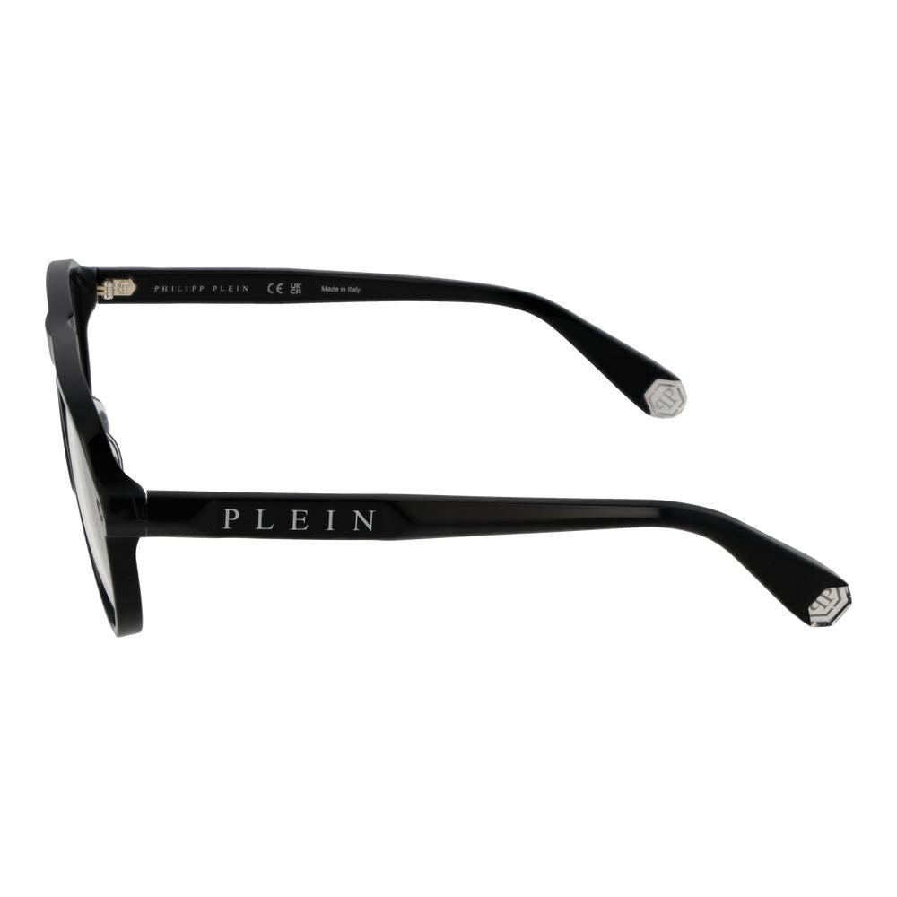 Philipp Plein Schwarze Celluloseacetat-Brille (Rahmen)