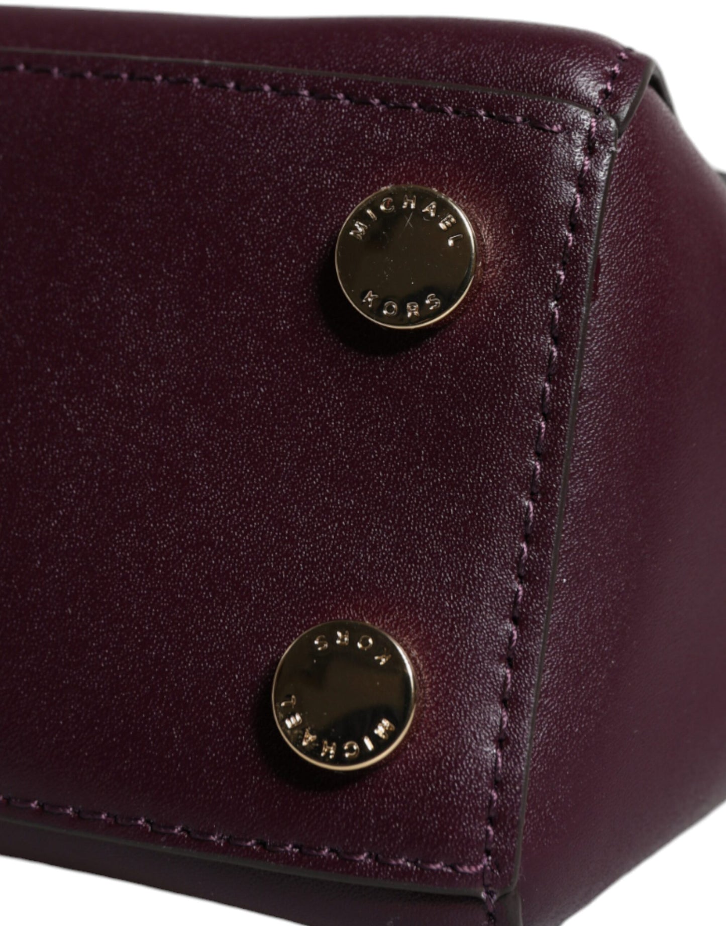 Michael Kors Lila Leder Logo Plaque Crossbody MINDY Satchel Tasche
