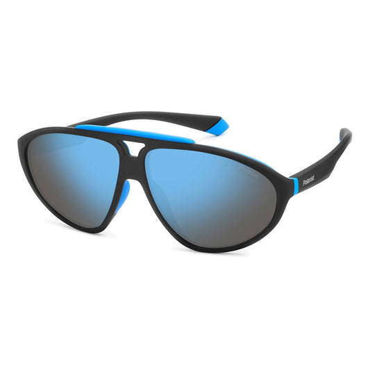 Polaroid Schwarze Gummi-Sonnenbrille