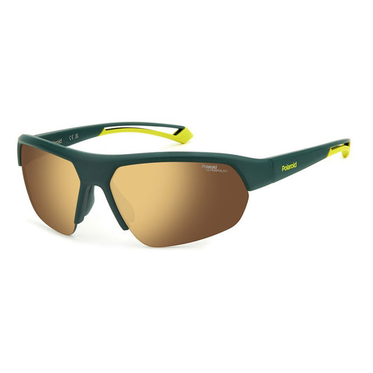 Polaroid Grüne Kunstharz-Sonnenbrille