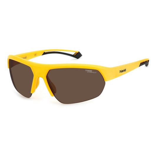 Polaroid Gelbe Kunstharz-Sonnenbrille