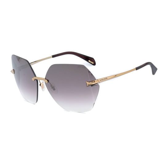 Police Goldene Metall-Sonnenbrille