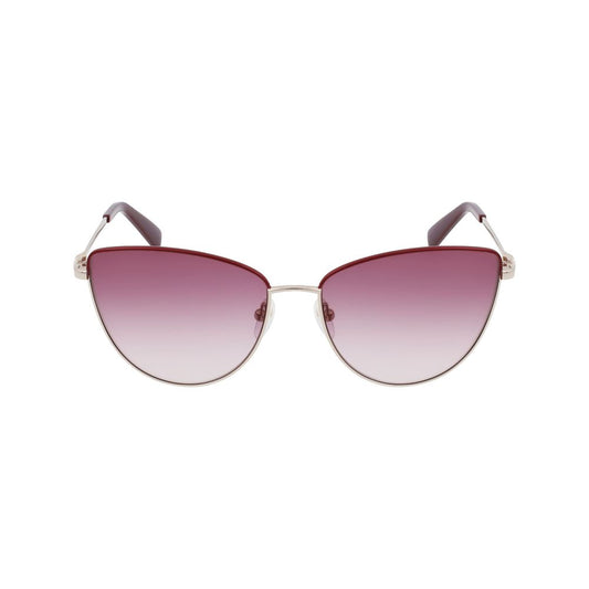 Longchamp Goldene Metall-Sonnenbrille