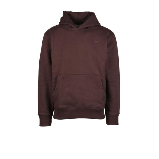 Adidas Brauner Baumwoll-Kapuzenpulli