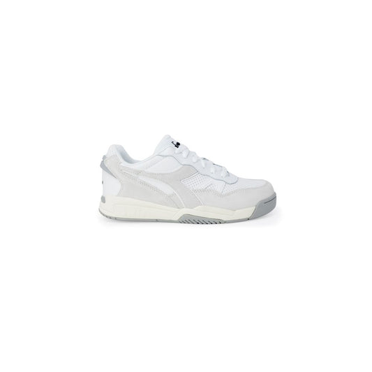 Diadora Weißes Kunstleder Sneaker