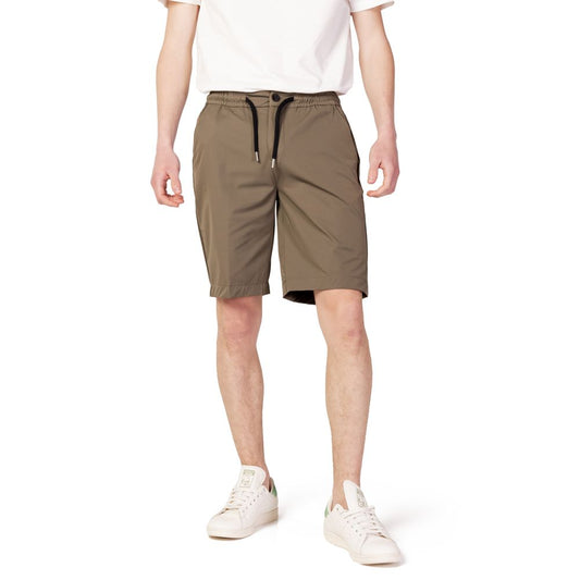 Suns Grüne Nylon-Bermudas