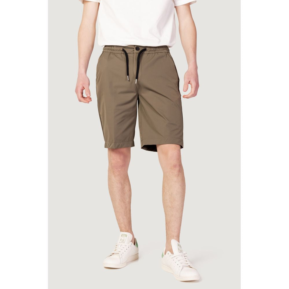 Suns Grüne Nylon-Bermudas