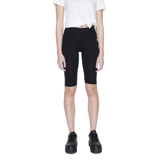 Icon Schwarze Baumwoll-Bermudas