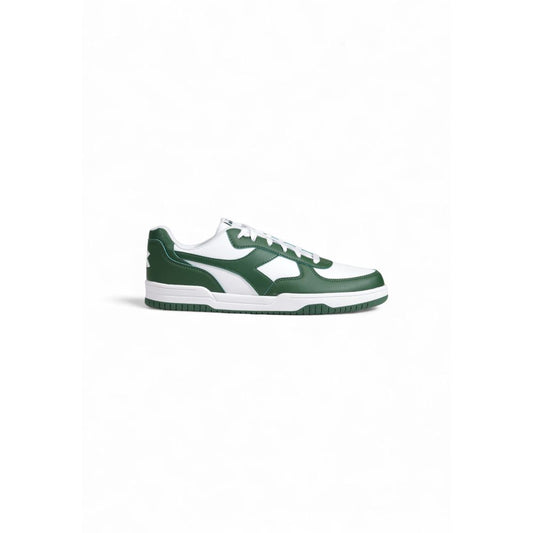 Diadora Grüner Kunstleder-Sneaker