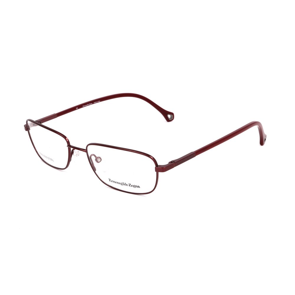 Ermenegildo Zegna Rote Metallbrille (Gestelle)