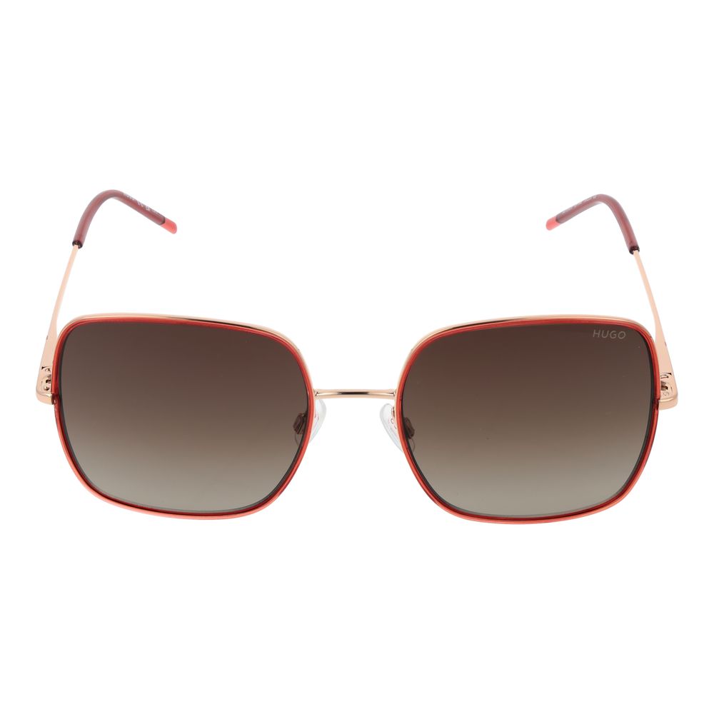 Hugo Boss Rote Metall-Sonnenbrille