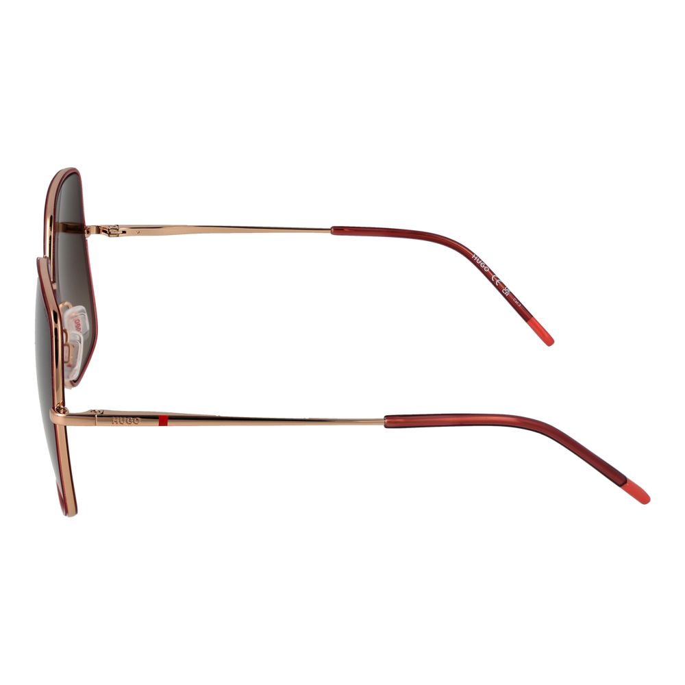 Hugo Boss Rote Metall-Sonnenbrille