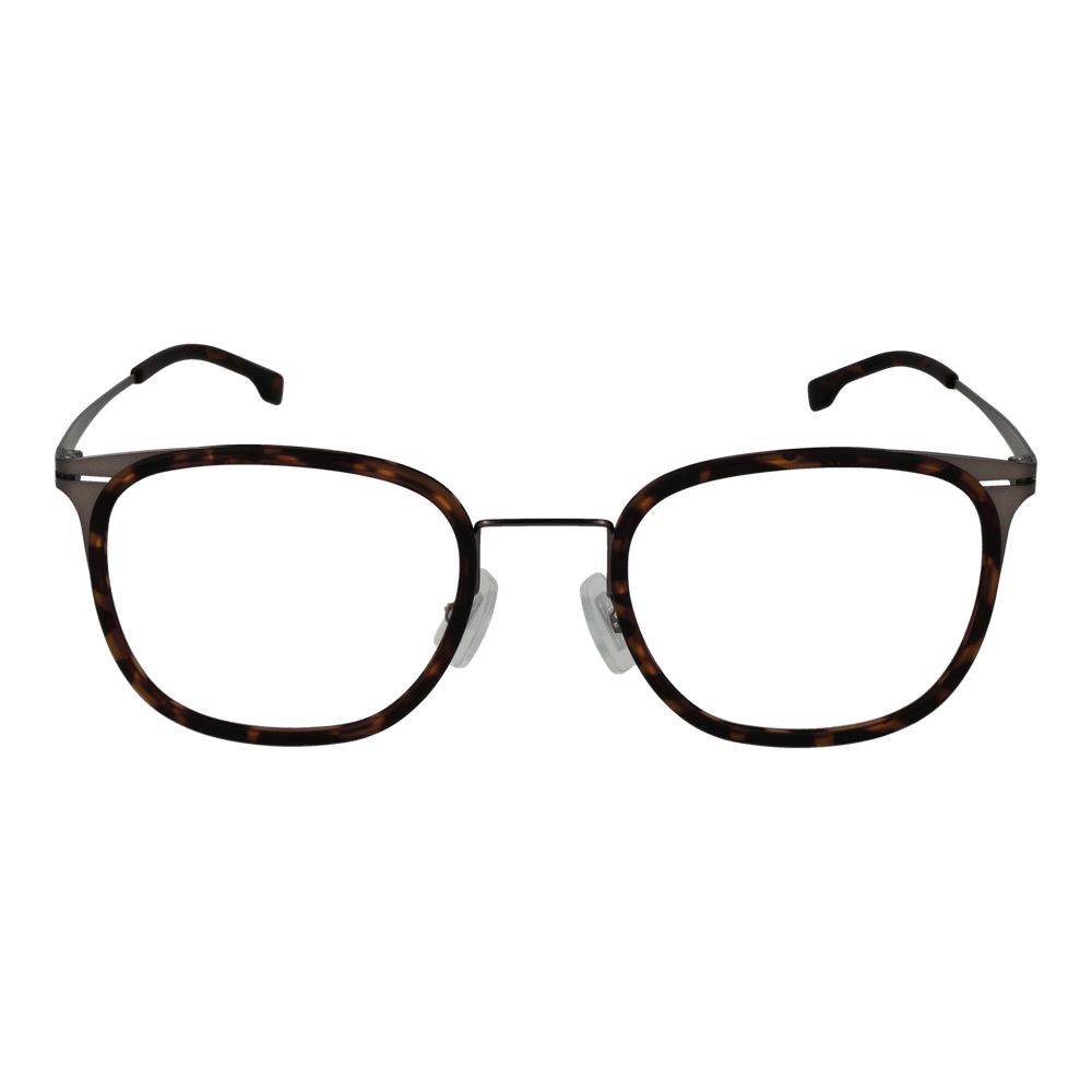 Hugo Boss Braune Edelstahl-Brille (Gestell)