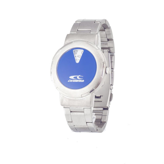 Chronotech Graue Uhr aus Edelstahl