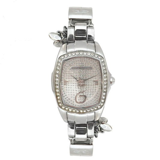 Chronotech Silberne Uhr aus Edelstahl