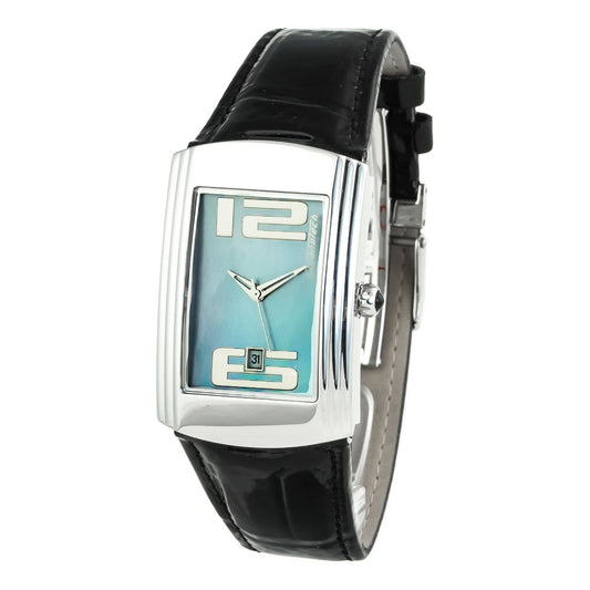 Chronotech Silberne Uhr aus Edelstahl