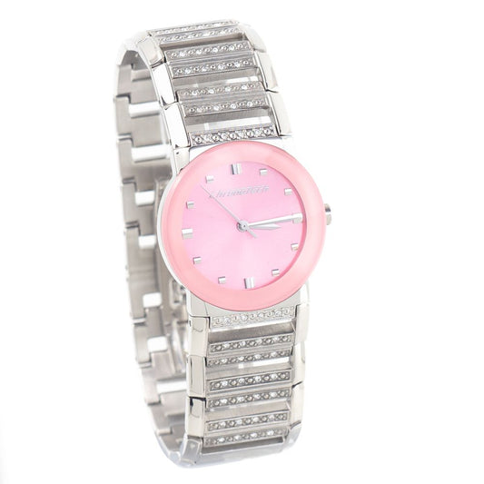 Chronotech Silberne Uhr aus Edelstahl