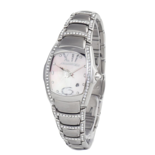 Chronotech Silberne Uhr aus Edelstahl