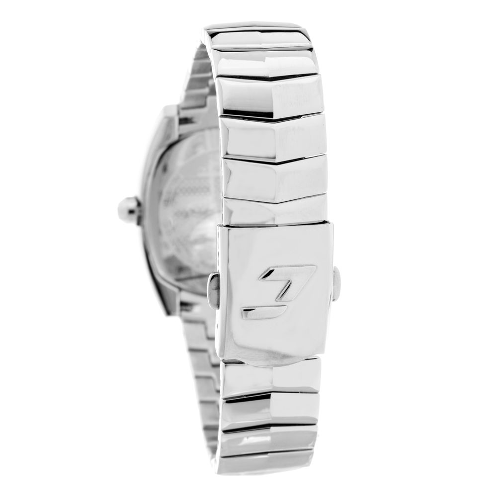 Chronotech Silberne Uhr aus Edelstahl