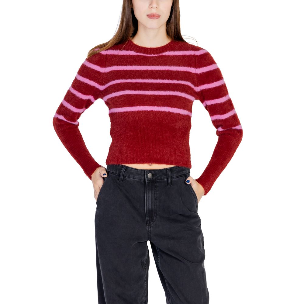 Only Roter Nylon-Pullover