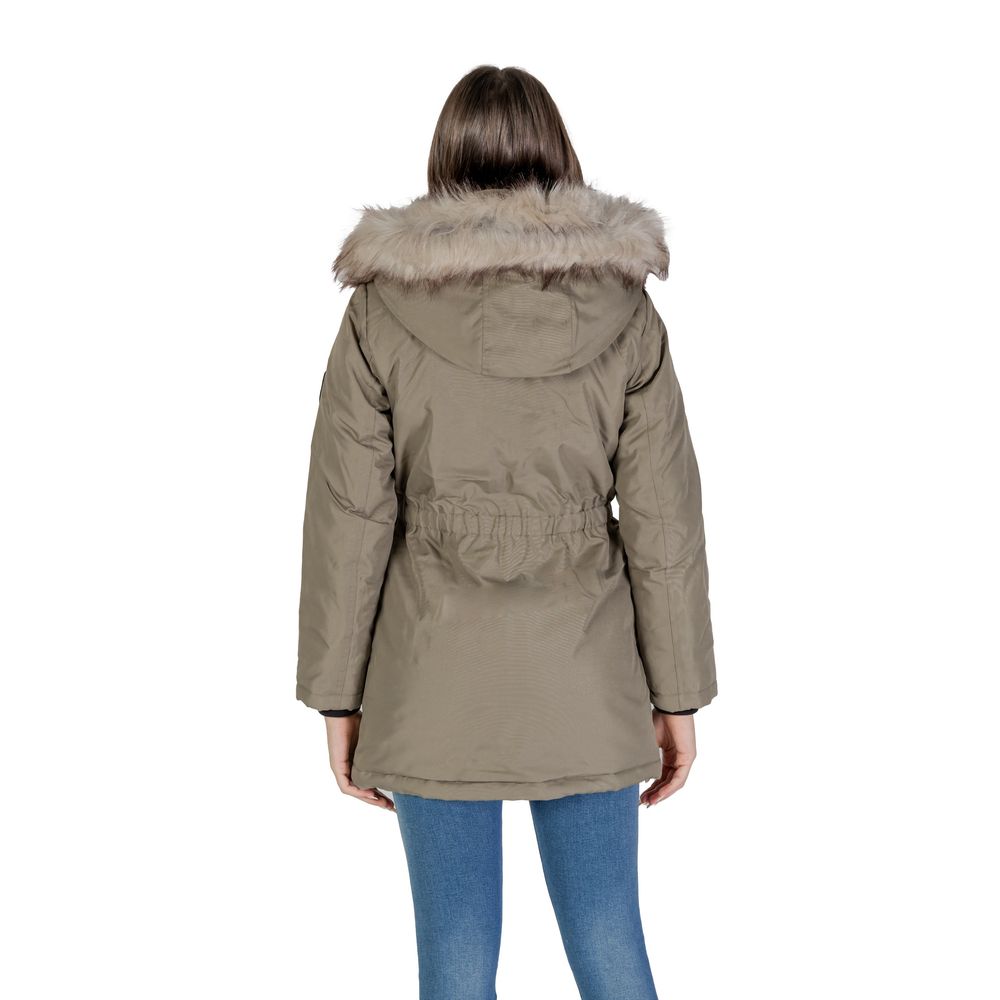 Only Grüner Polyester-Parka