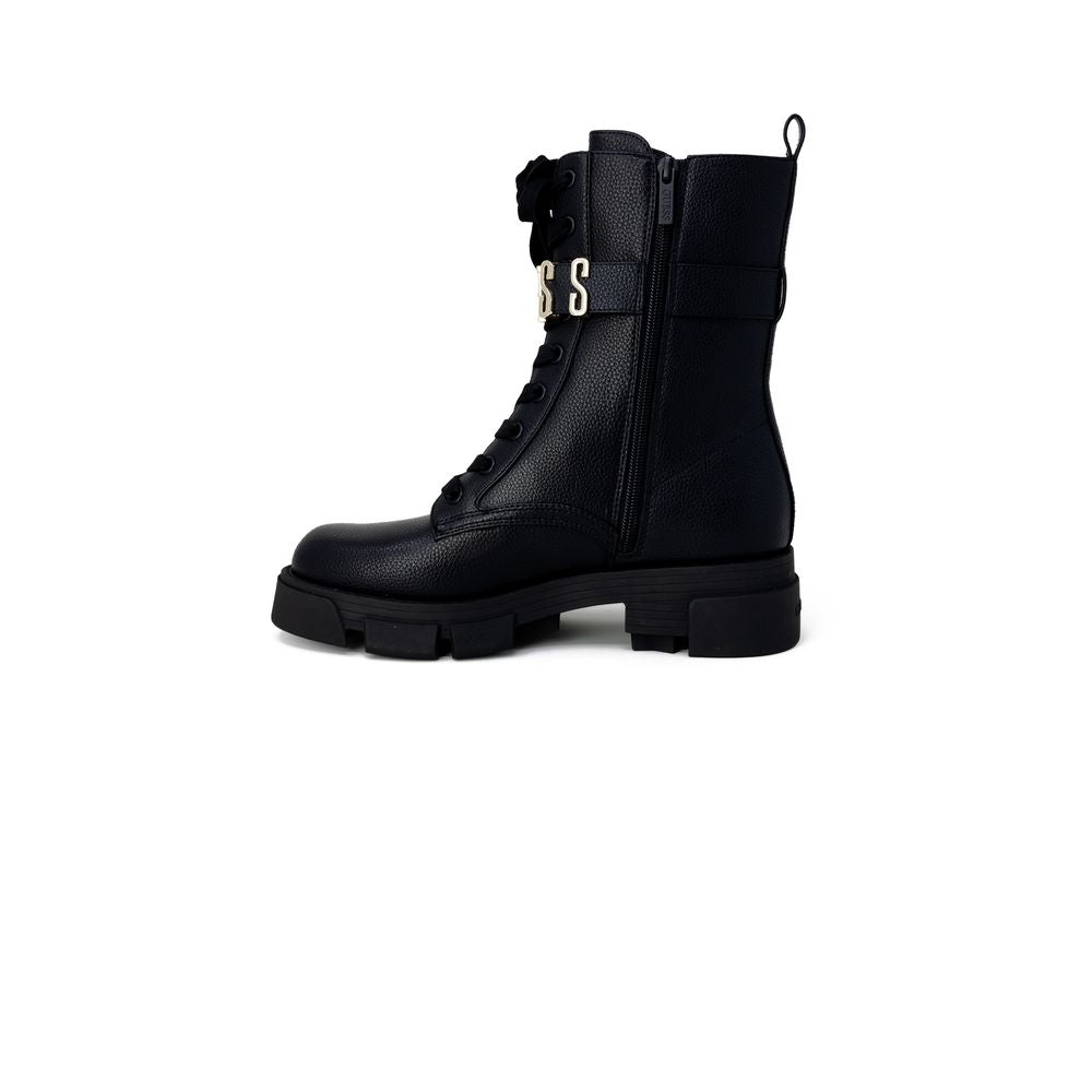 Guess Schwarzer Kunstlederstiefel