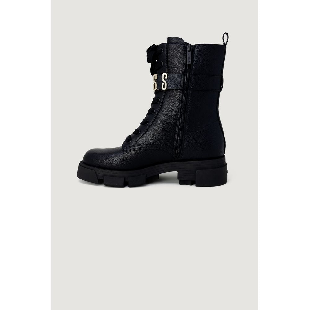 Guess Schwarzer Kunstlederstiefel
