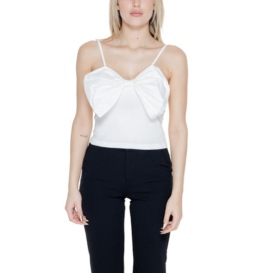 Only Weißes Tank-Top aus Bio-Baumwolle