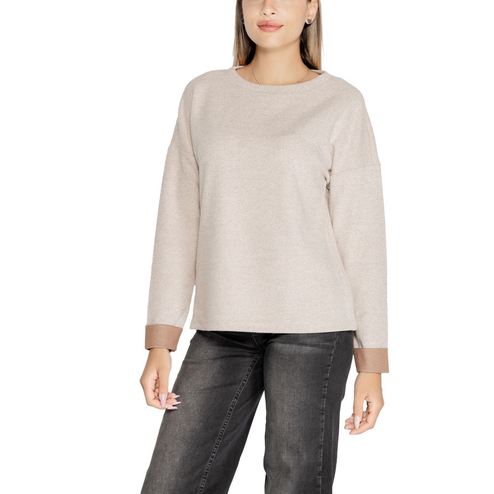 Street One Beiger Viskose-Sweatshirt