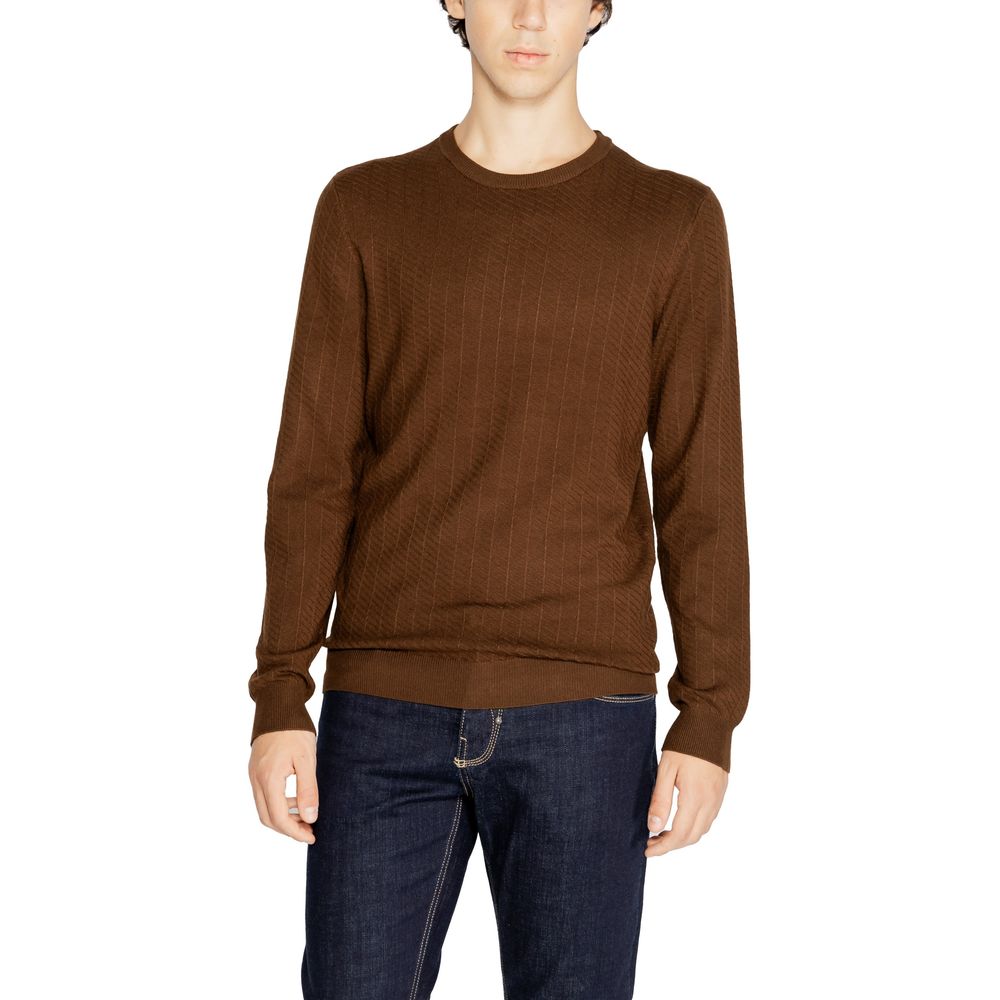 Antony Morato Braunes Viskose-Sweatshirt