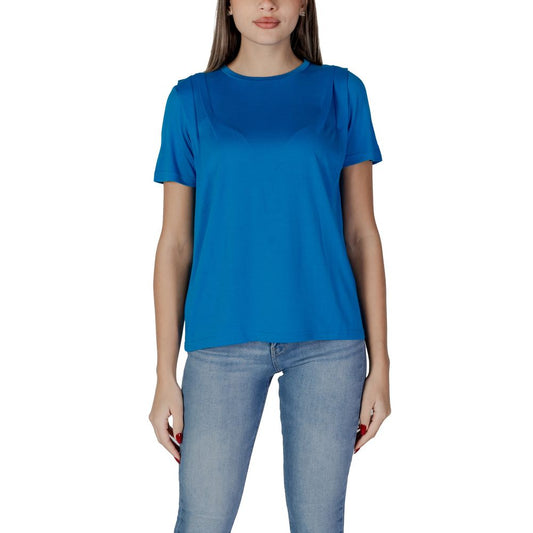 B.Young Blaues Modal-T-Shirt