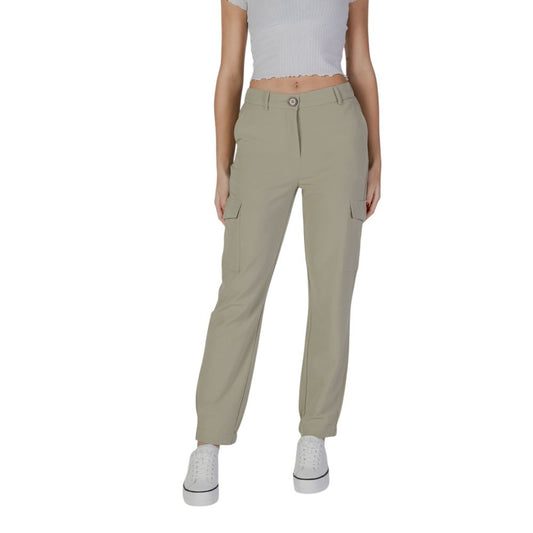 B.Young Grüne Polyester-Hose