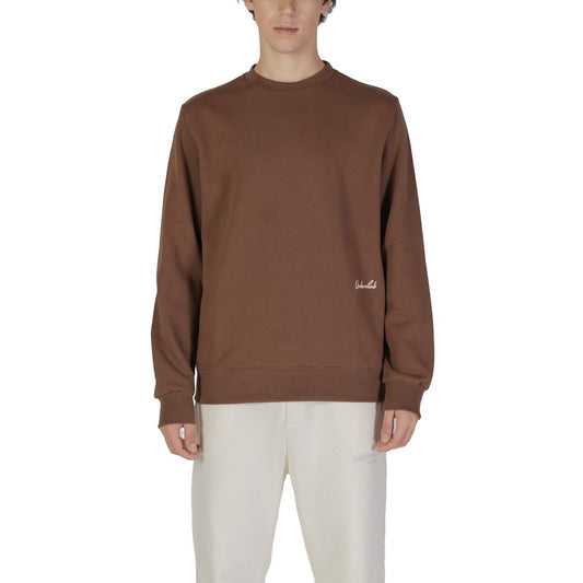 Underclub Braunes Baumwoll-Sweatshirt