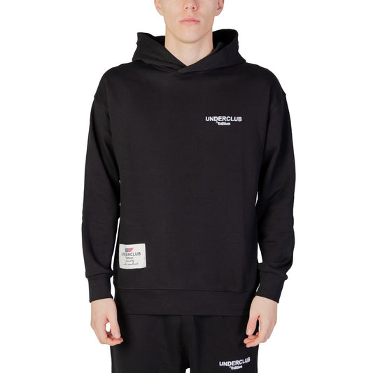Underclub Schwarzer Baumwoll-Kapuzenpulli