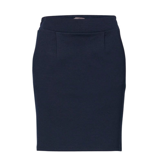 ICHI Blauer Polyester Mini