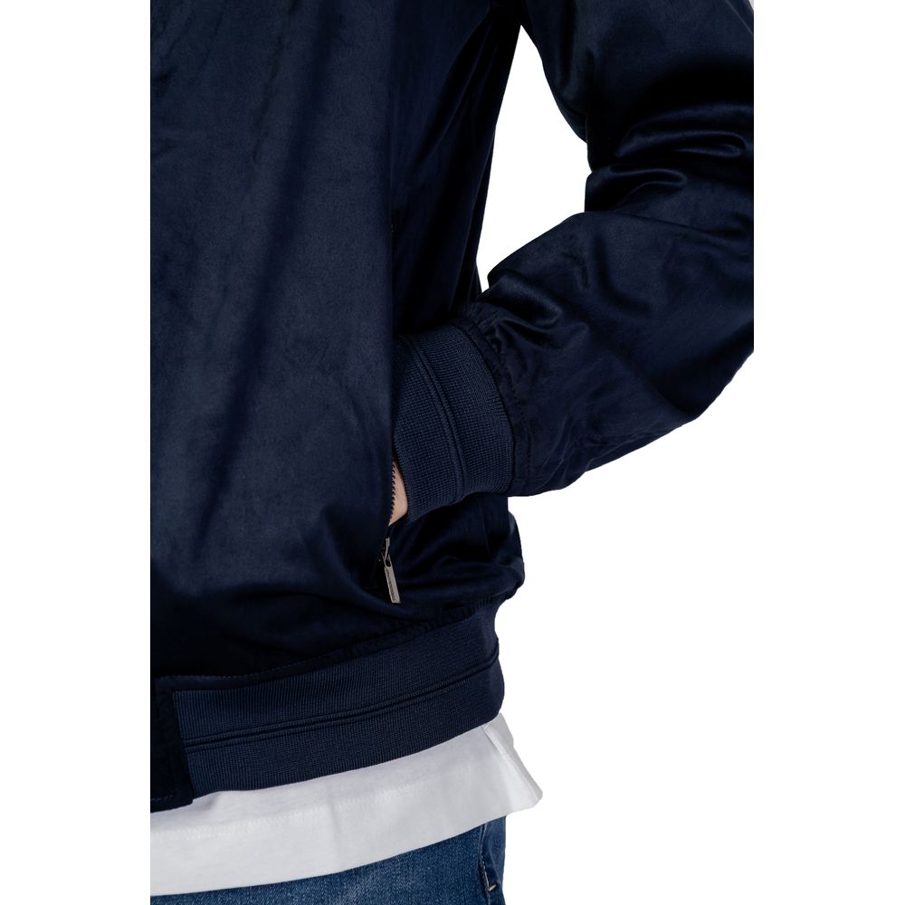 Hamaki-Ho Blaue Polyesterjacken &amp