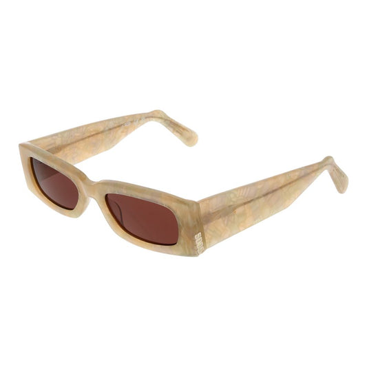 GCDS Creme Unisex-Sonnenbrille