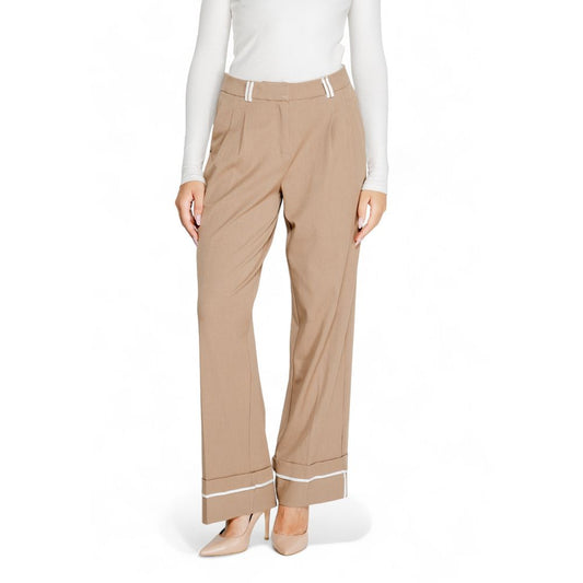 Only Braune Hose aus wiederverwertetem Polyester