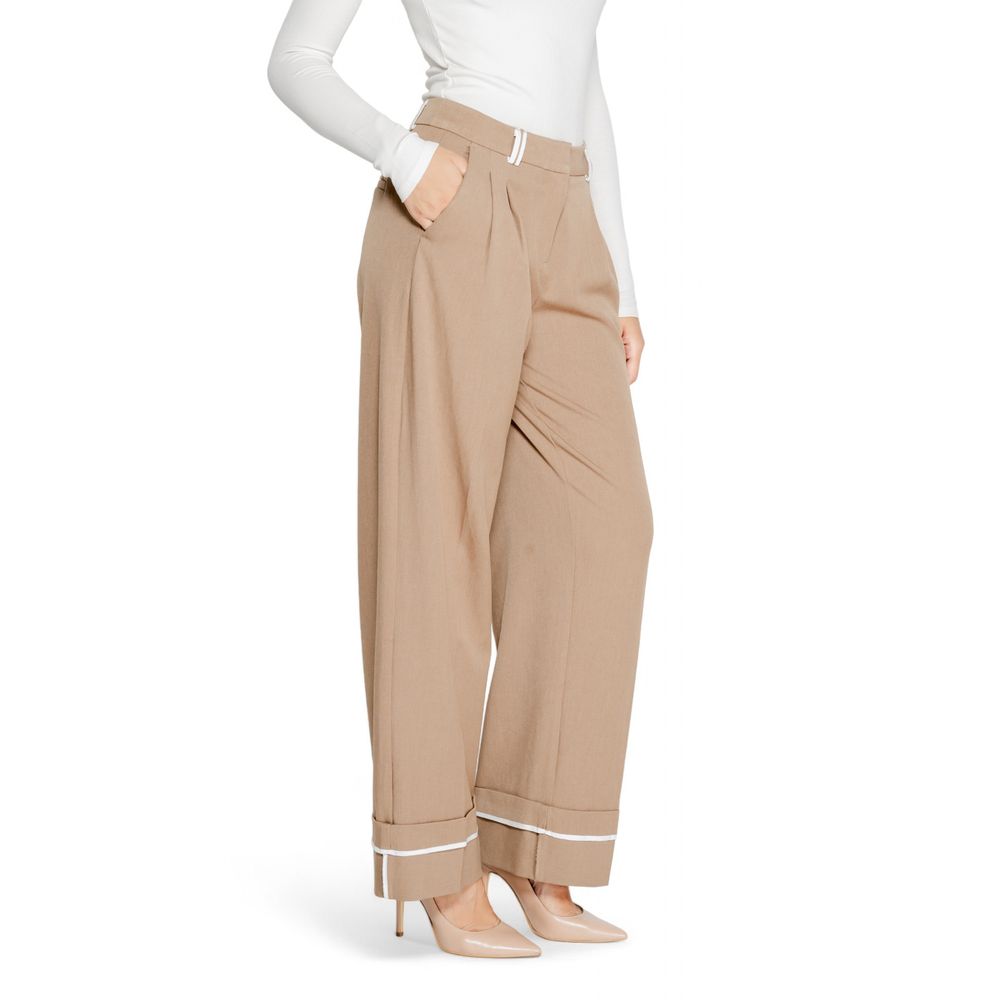 Only Braune Hose aus wiederverwertetem Polyester