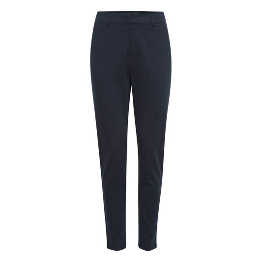 ICHI Blaue Hose aus recyceltem Polyester