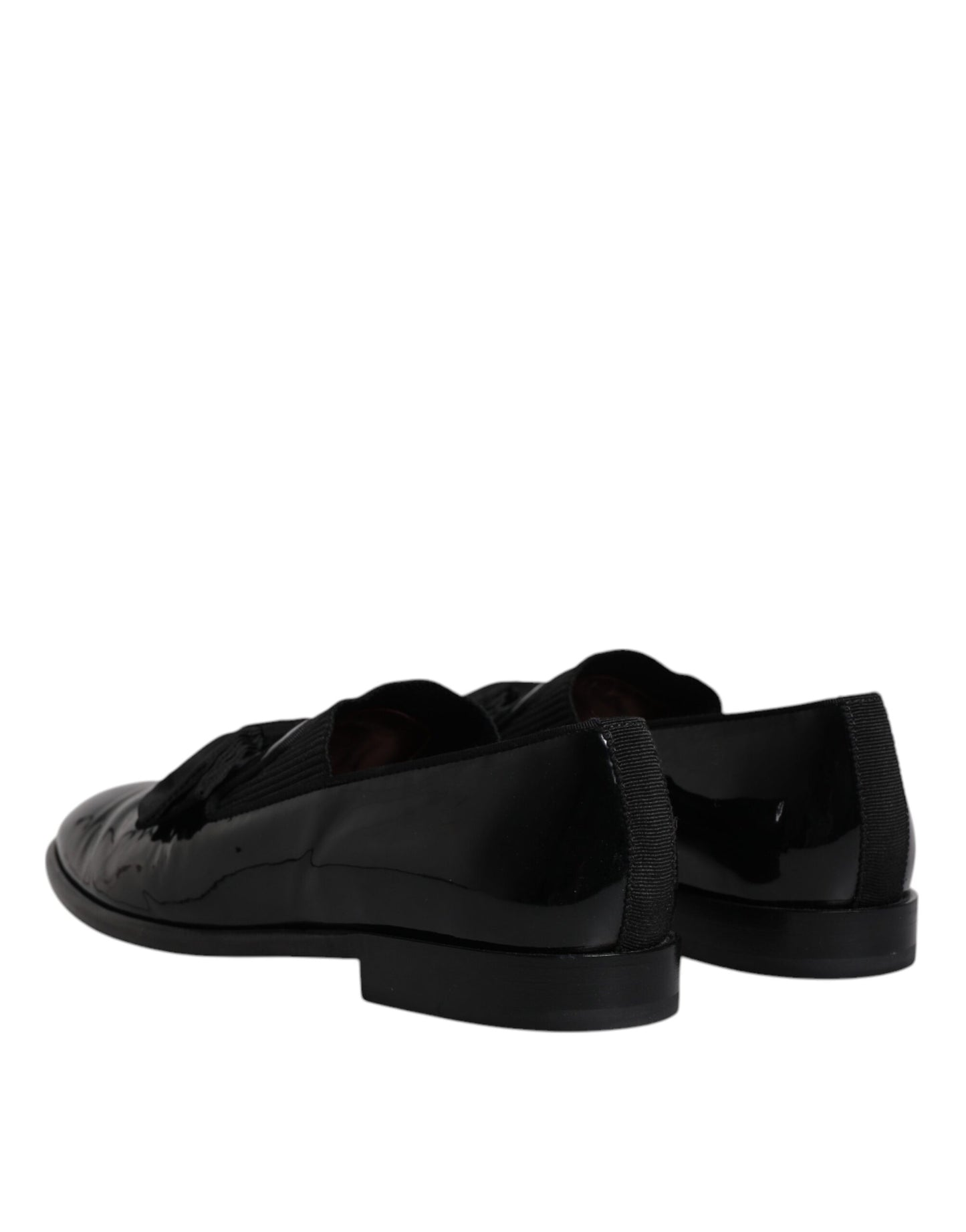 Dolce & Gabbana Schwarzes Leder Loafers Männer Formale Schuhe Kleid