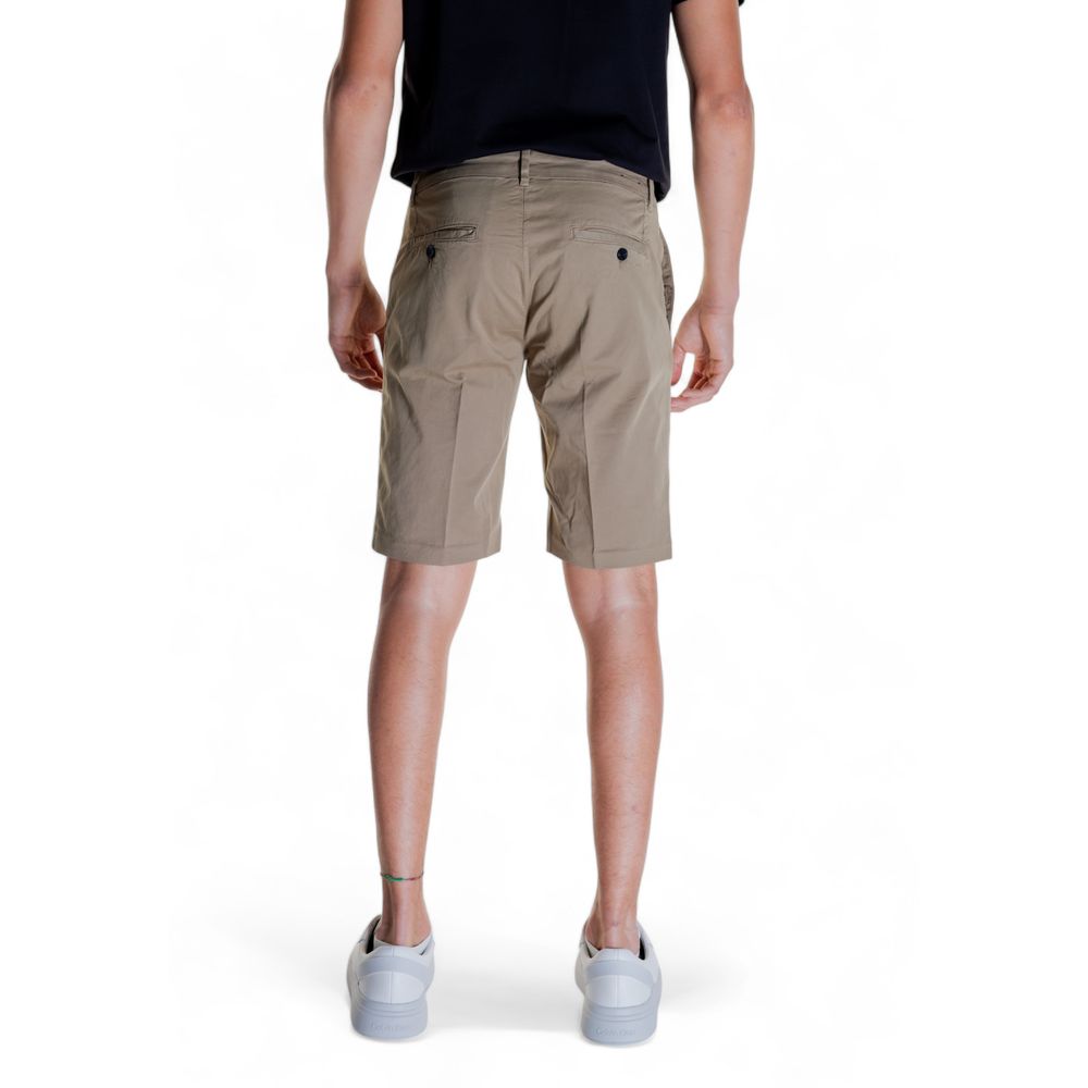 Antony Morato Beigefarbene Baumwoll-Bermuda-Shorts