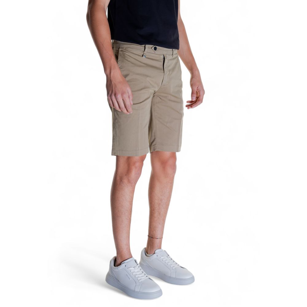 Antony Morato Beigefarbene Baumwoll-Bermuda-Shorts