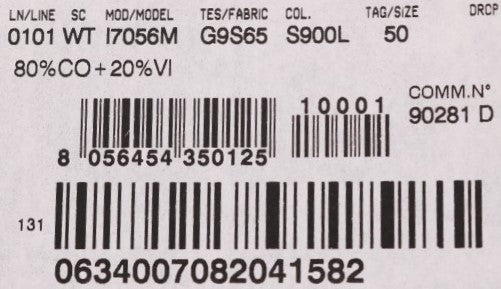 Dolce & Gabbana Graue STAFF Baumwollweste mit Streifen