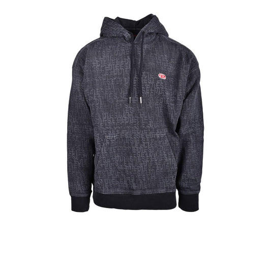 Diesel Grauer Baumwoll-Kapuzenpulli
