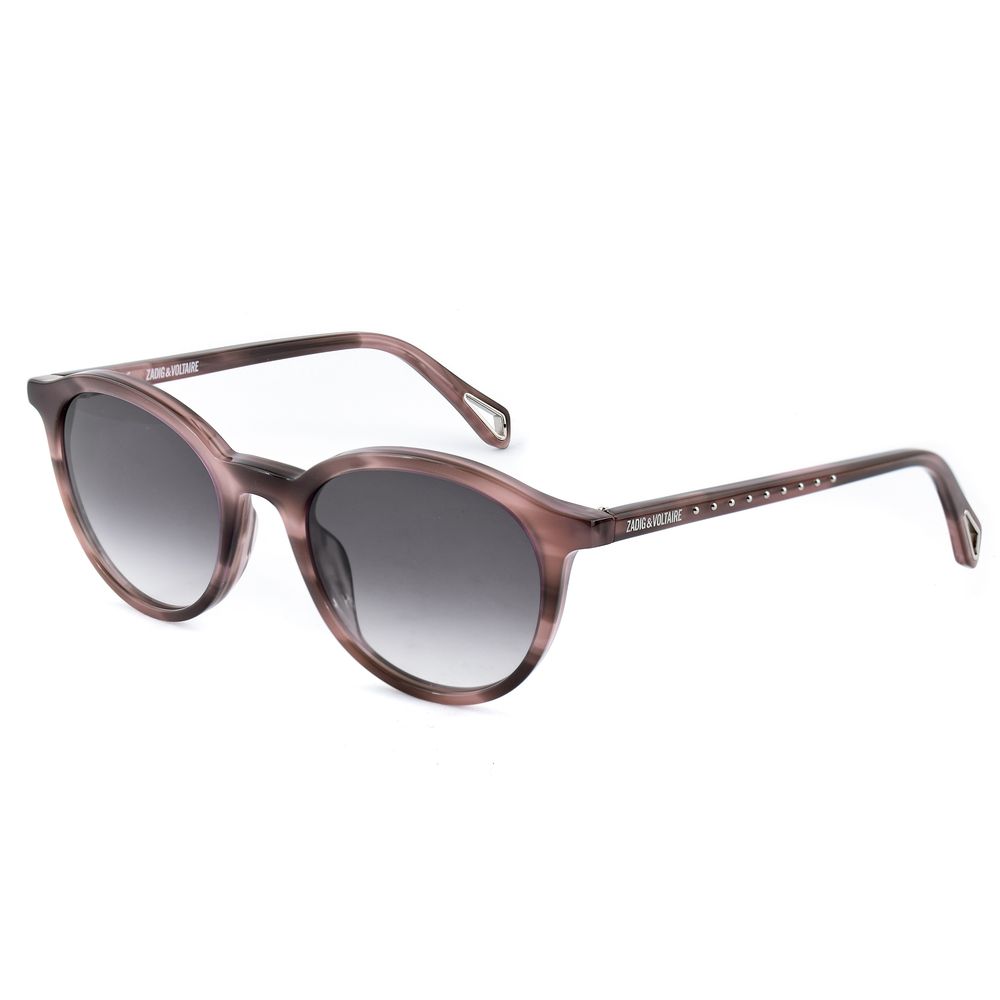 Zadig & Voltaire Braune Acetat-Sonnenbrille