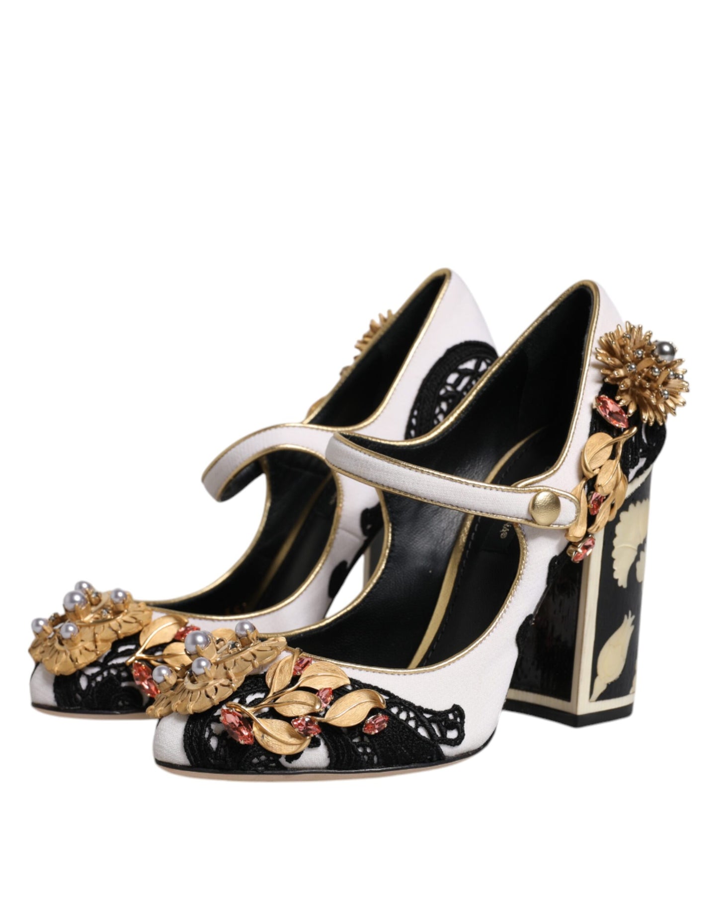 Dolce & Gabbana Multicolor verschönerte Absätze Pumps Schuhe