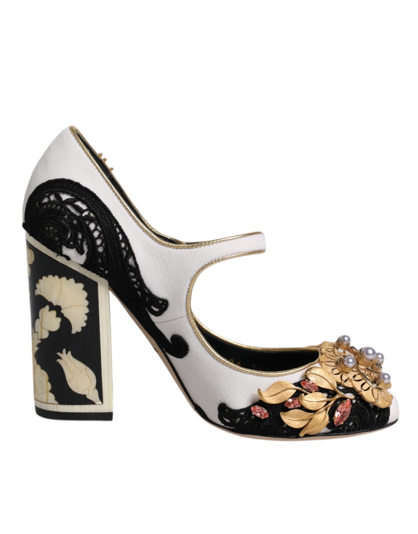Dolce & Gabbana Multicolor verschönerte Absätze Pumps Schuhe