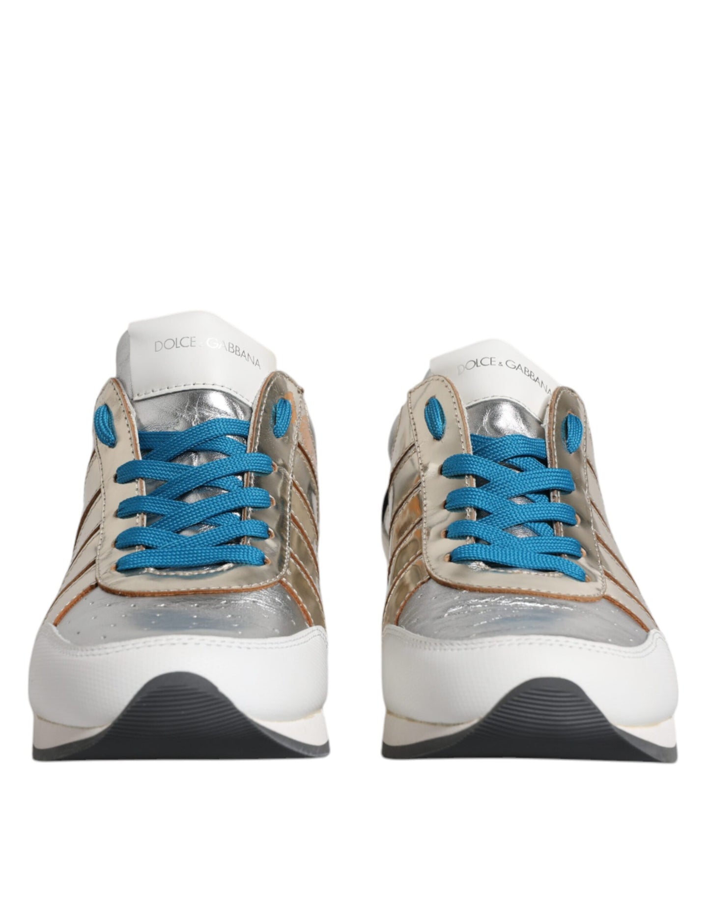 Dolce & Gabbana Multicolor Leder Low Top Sneakers Schuhe