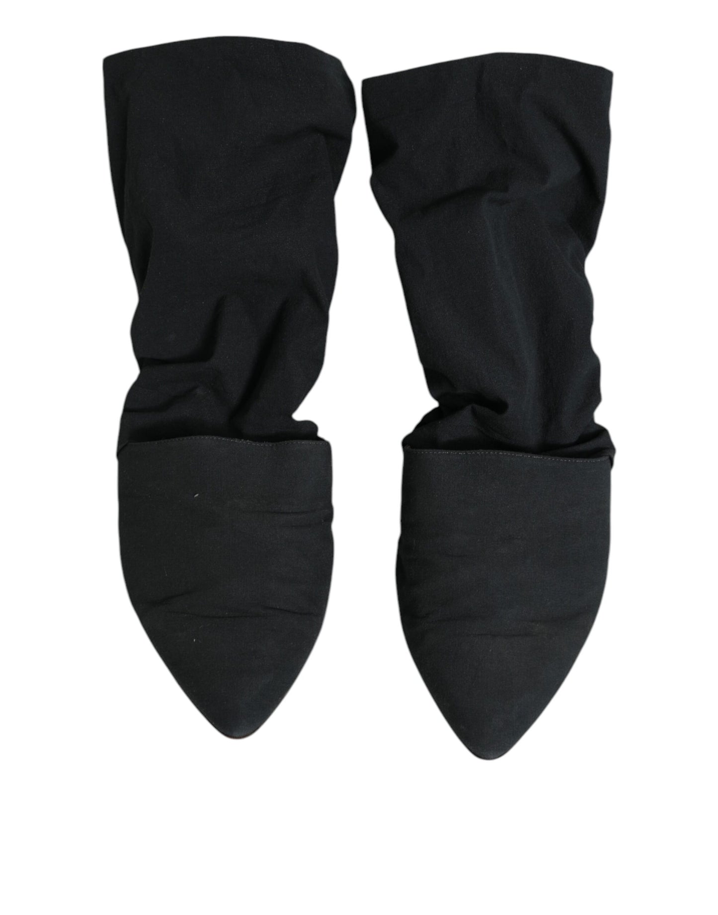 Dolce & Gabbana Grüne Baumwolle Socke Stil Ankle Stiefel Schuhe